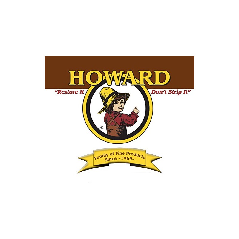 HOWARD Feed n Wax Wood & Conditioner Beeswax Polish, Orange,