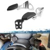 Adjustable Passenger Armrests with Cup Holder for Motorcycle Accessory Compatible