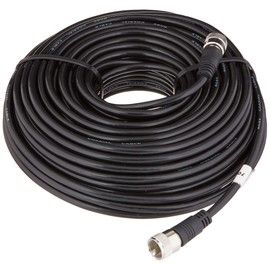 Coax Cable Connector - Coaxial Cable Connector - Antenna Cable - RG8X Coax Connector - RG8X Coaxial Cable - UHF Antenna Cable - Male To Male Cable - Coaxial Cable 100 Feet - 30.4 M - STEREN 205-700