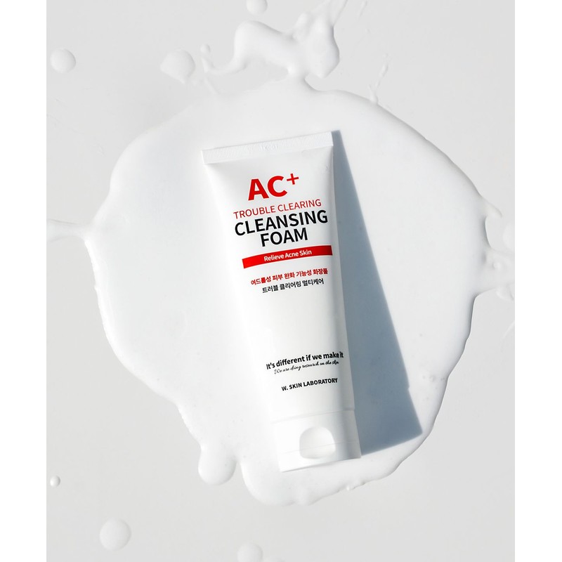 W Skin Research AC+ Trouble Clearing Functional Cleansing Foam