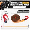 [PREMIUM] Boat Trailer Winch Strap With Supper Steel Hook, 15000