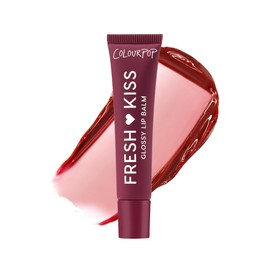 ColourPop Fresh Kiss Glossy Lip Balm - Hydrating Lip Care Enriched with Peptides, Hyaluronic Acid, Shea Butter & Vitamin E for an Ultra-Cushiony Formula - Wild Berry (0.49 oz)