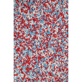 SPRINKLY - Matt Sugar Strands - Red, White & Blue - 150g