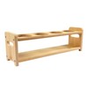 ZIZEV Oil Bottle Rack Seasoning Storage Holder Elegant Wooden Rack