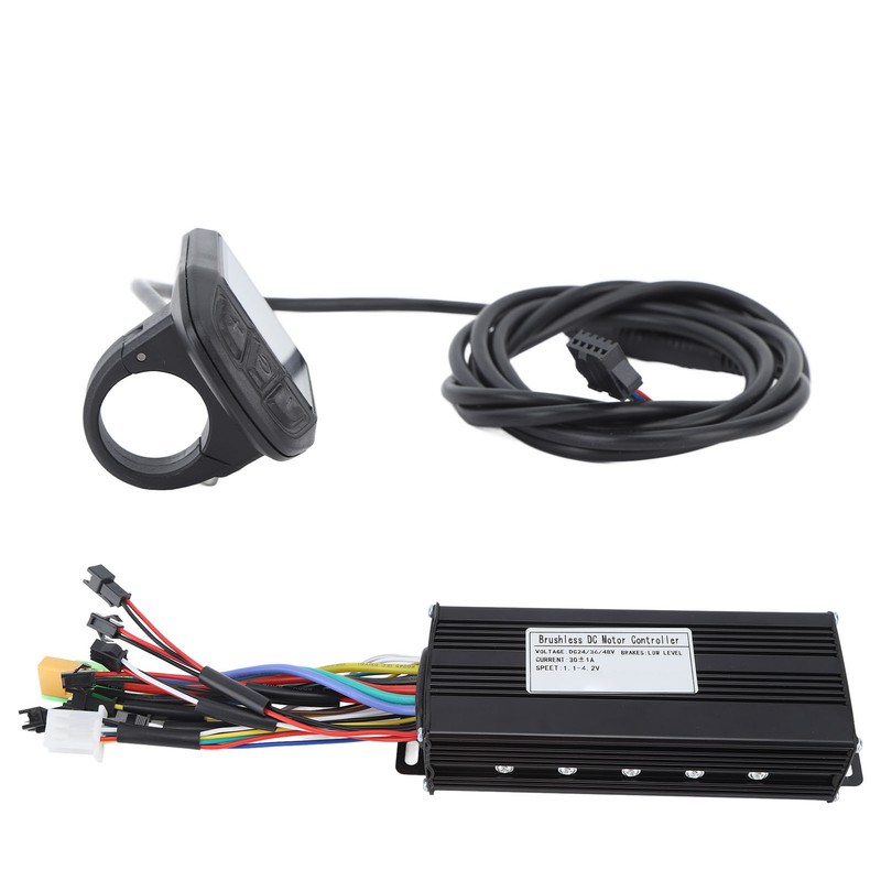 Electric Bicycle Conversion Kit Electric Bike Controller LCD Display 30A