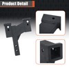 labwork Trailer Dual Hitch Extension 2in Receiver Adjustable 2in and