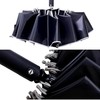 Men's Folding Umbrella, Reverse Folding Umbrella, Large Size, 12 Ribs,