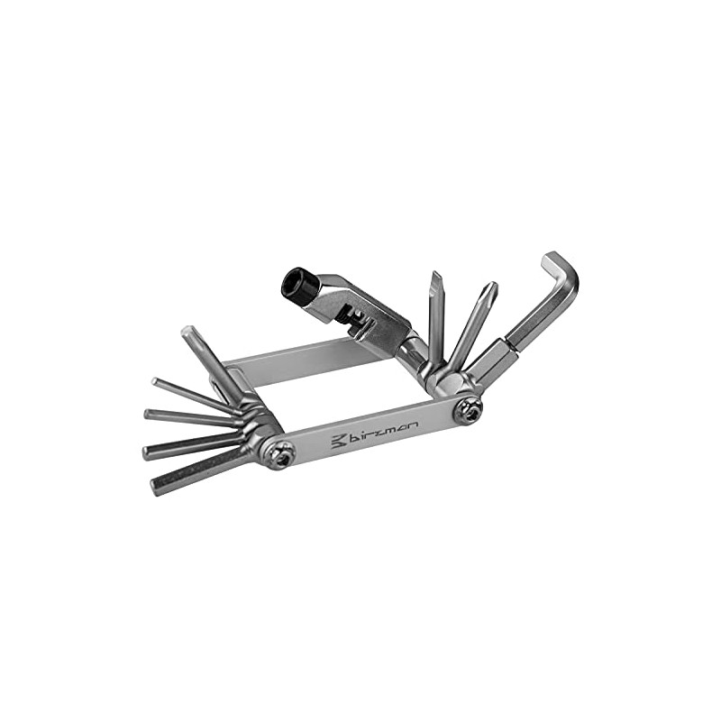 Birzman Feexman E Version 10 Multi-Tool Silver - Compact, Lightweight,