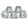 Fuzbaxy 24pcs 1/2Inch Clamp Type Cable Connectors for Metallic Conduit