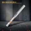 Ball Head Milling Cutter Double Flutes Carbide CNC Bits for