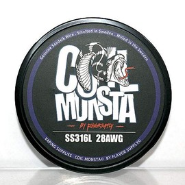 COIL MONSTA SS316L 28AWG 30ft