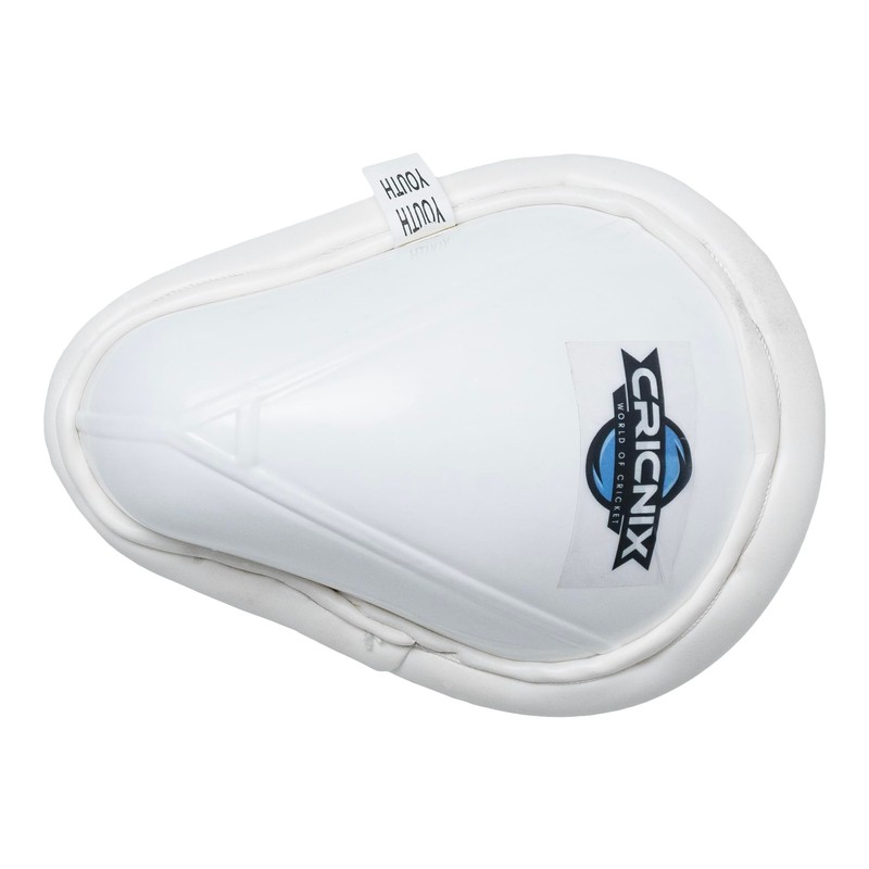 Cricnix Cricket Abdominal Guards Classic White Cup Padded Protectors (Youth)