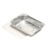 Papstar aluminium trays, aluminium, Silver, 10.50 x 15.70 x 22.20