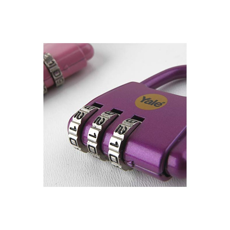 Yale Y-NOVELTY-2 Mixed Fashion Dreams Side Button Novelty Padlock