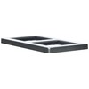 'Gira E2 021233 Cover Frame 2-Gang, Stainless Steel