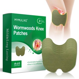 60PCS Knee Patches, Natural Knee Patch,Warming Herbal Patches for Knee Patch Paste Long Lasting Reduction of Joint Uncomfortable (60 Count)