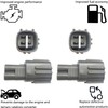 Dropwater 1 Pair Downstream Rear O2 Oxygen Sensor Replacement for