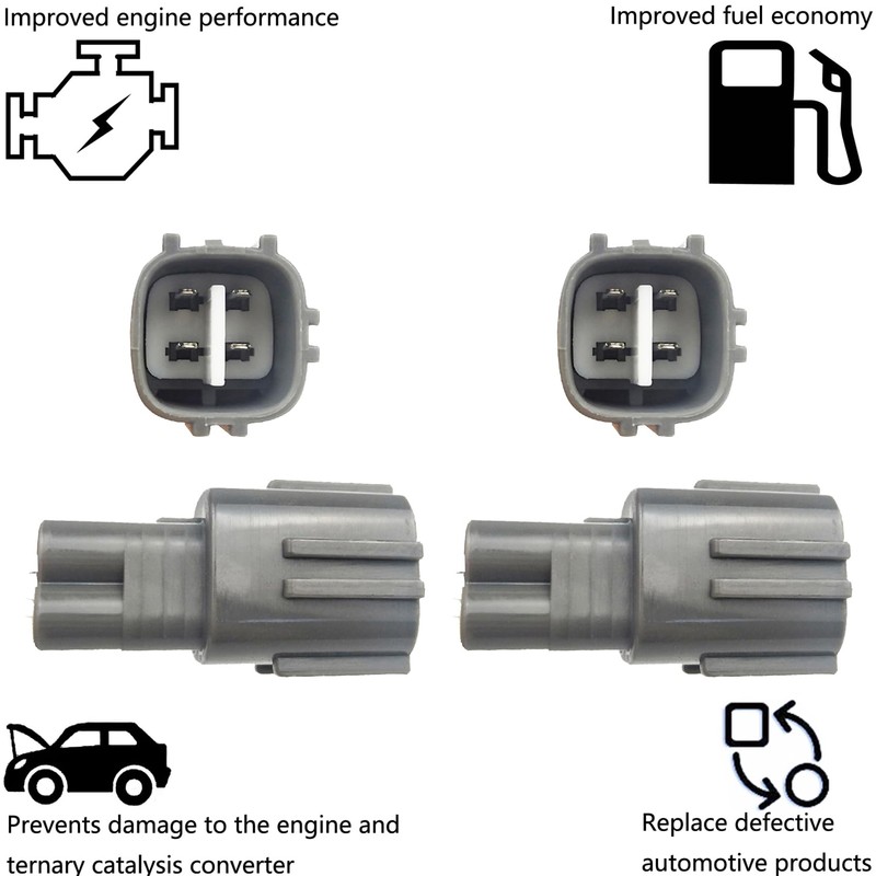 Dropwater 1 Pair Downstream Rear O2 Oxygen Sensor Replacement for
