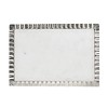 Godinger Ripple Silver Marble Tray 18X12