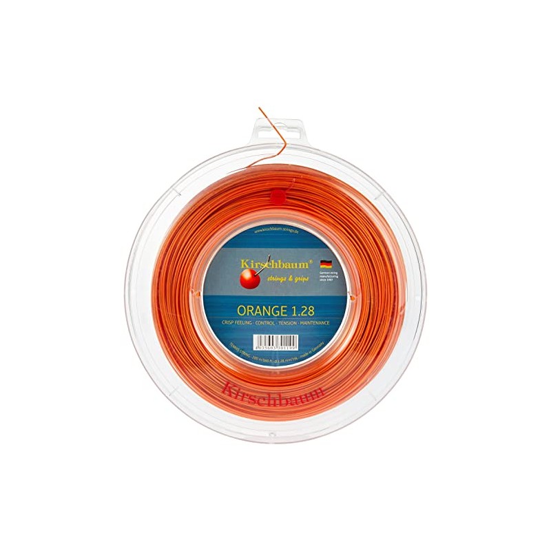 Kirschbaum Super Smash String Reel - Orange, 1.23 Mm