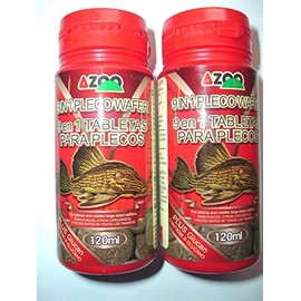 Azoo Lot of 2 9-in-1 Pleco WAFERS (120 ML) 50 GM