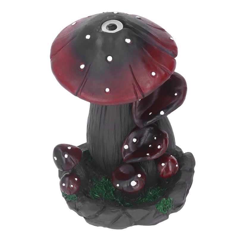 Mushroom Backflow Incense Burners Handcrafted Exquisite Details Resin Backflow Incense