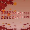 24Pcs Autumn Press on Nails Short Square Fake Nails with