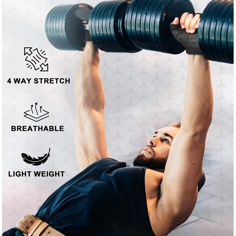 AQF Gym Gloves for Men & Women - Lightweight, Breathable,