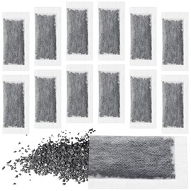 Lounsweer 12 Packs Replacement Activated Charcoal Distiller Filters Coconut Husk Activated Carbon Filter Sachets Compatible with Countertop Water Distiller Models