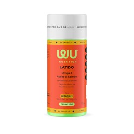 WU Nutrition LATIDO  Omega 3 Aceite de Salmn  Fuente Natural de EPA y DHA  Aceite Puro de Salmn  Suplemento Alimenticio Sin Gluten  Salud del Corazn  