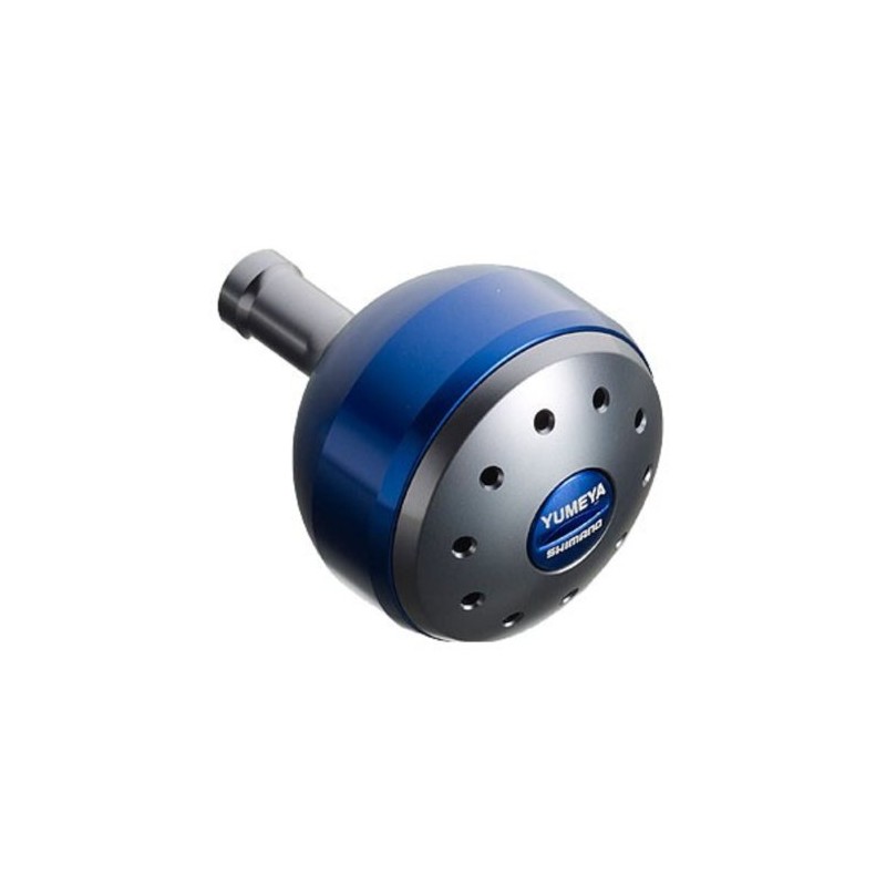シマノ(SHIMANO) 純正 リールパーツ 夢屋 アルミラウンド型 パワーハンドルノブ ブルー Sノブ TypeA用 27139