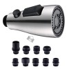sontiy Metal Kitchen Faucet Head Replacement, 3-Function Pull Down Spray