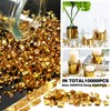 Toaob 10000 Pieces Crystals in Diamond Shape Acrylic Gold 3