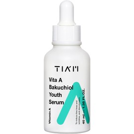 Suero antienvejecimiento facial para arrugas y manchas oscuras, apto para pieles sensibles, 1,35 fl. oz./40 ml, con vitamina A y bakuchiol de TIAM