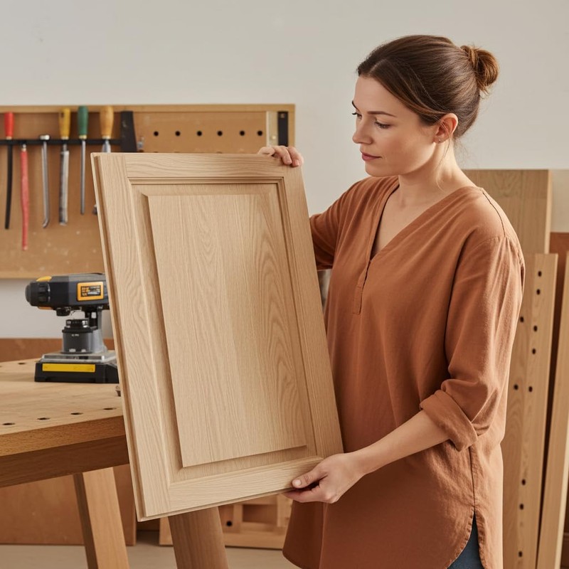 ONESTOCK Unfinished Kitchen Cabinet Door Replacement | Raised Panel |
