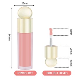 LOPHE Blush Stick, Matte Lightweight and Breathable Liquid Blush Liquid, Waterproof Blush Beauty Wall, Natural Look, Long-Wearing Face Make Up Pen for Women (01#7.5ml)