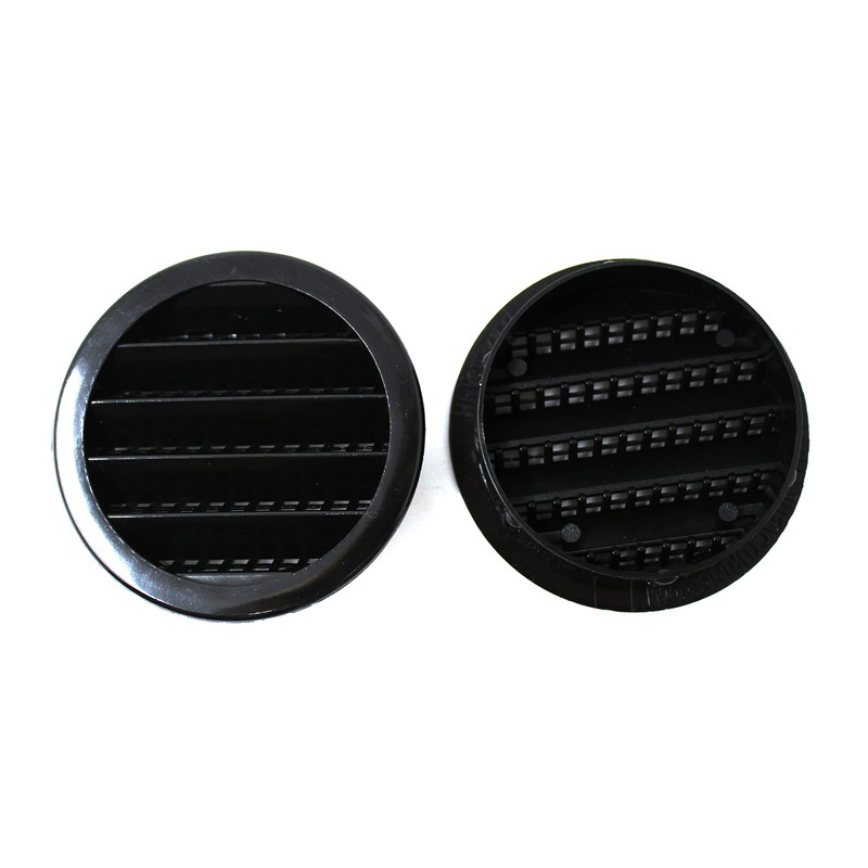 2" Round Plastic Louver Soffit Air Vent Reptile Screen Grille