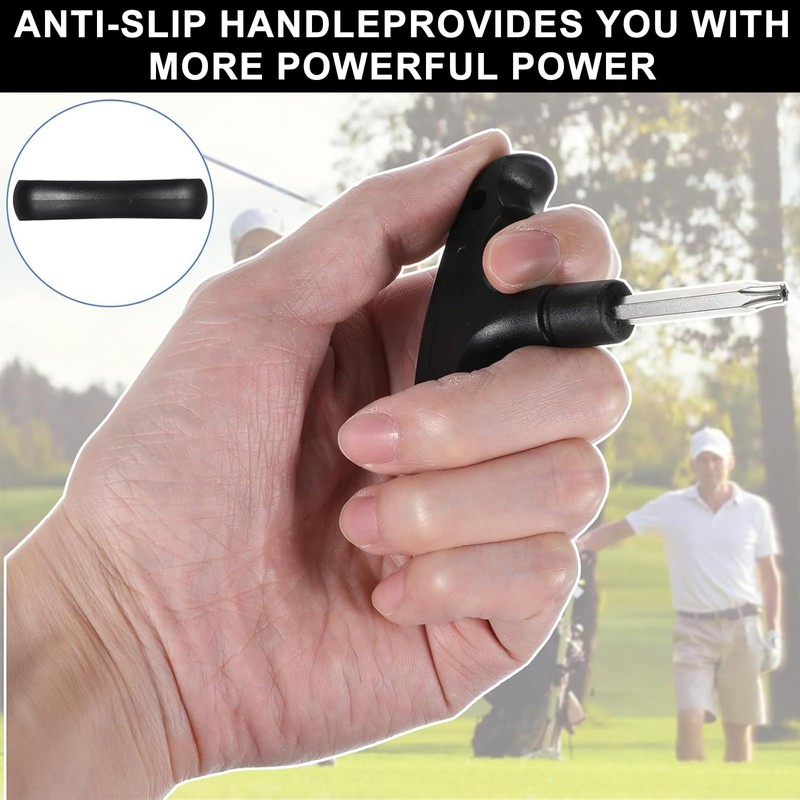 Trifletopia Golf Wrench Tool with Plastic Handle - Adjustable Golf