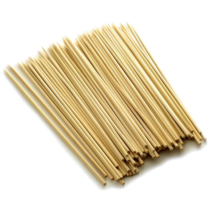 Norpro 9-Inch, 100 Count Bamboo Skewer, 9", Brown