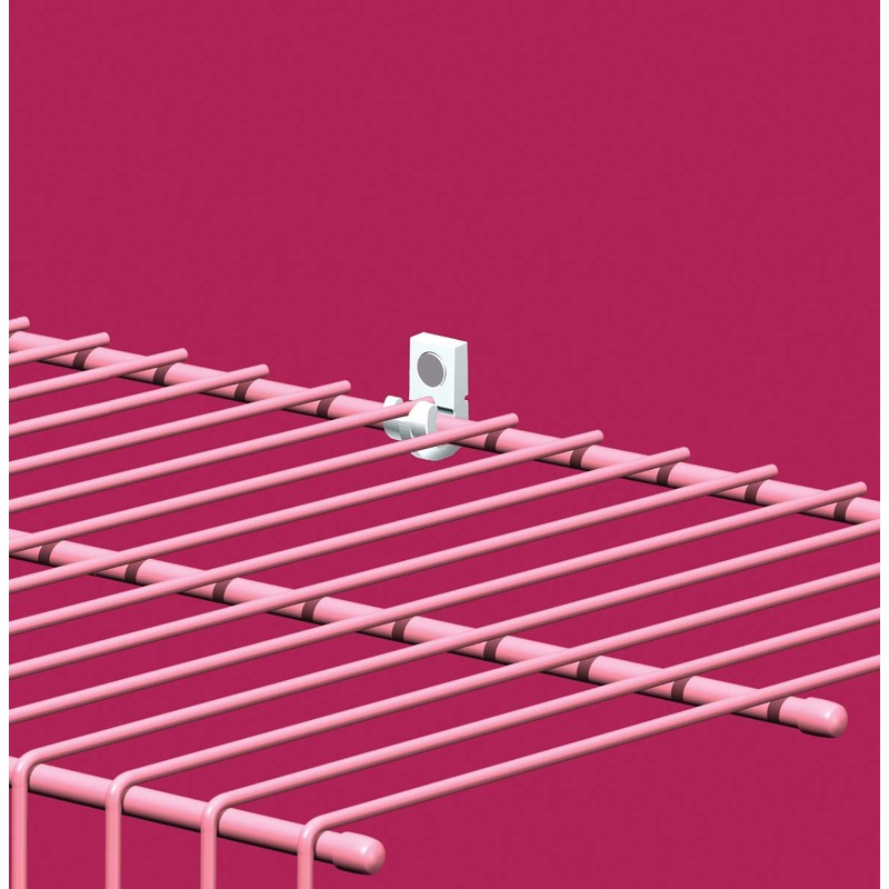 ClosetMaid 56610 Pre-Loaded Wall Clips, White 7-Pack