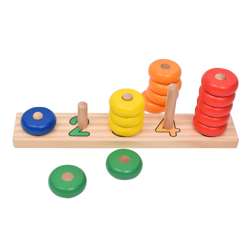 Goki 58941 Sorting Game Learn to Count with Rings