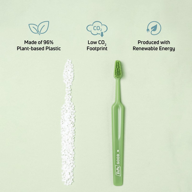 TEPE Good Soft-Bristle Toothbrush for Adults and Teens, Pack of