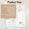 Left Chest Logo Placement Tool for Heat Press T-Shirt Ruler