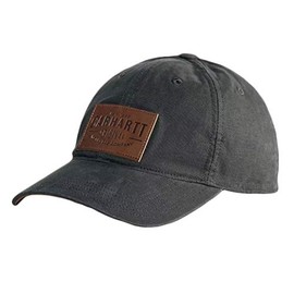Carhartt Unisex-Adult Rigby Stretch Fit Leatherette Patch Baseball Cap, Peat, L/XL