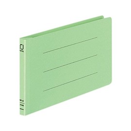 Kokuyo flat file Paper Cover Resin Binding Hardware 2 Hole B4 1/3 Width 150 Sheets Accommodate Green Flat – v49g