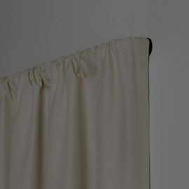 Eclipse Clinton 5/8" Blackout Wrap 28-48" Sliding Window Curtain Rod in Matte Black