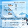 AGPTEK Ice Tacchetti 19 Denti, Ramponi da Ghiaccio per Scarpe