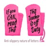 Teacher Socks for Women, Teacher Christmas Funny Gifts for Teacher