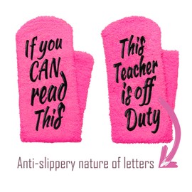 Teacher Socks for Women, Teacher Christmas Funny Gifts for Teacher Gifts - Best Cute Teacher Appreciation Gifts Ideas, Fun Teacher Birthday Holiday Xmas Gifts, Stocking Stuffers for Teachers Presents