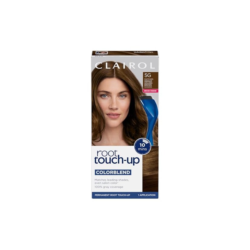 Clairol Nice 'n Easy Root Touch-Up, 5G Medium Golden Brown,